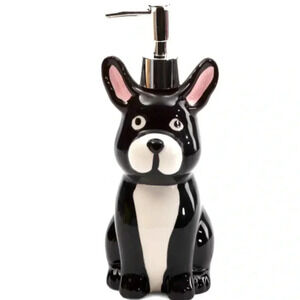 Pug Dog Soap Pump Bottle Black By Isaac Jacobs New In Box Dog Lover Quirky Fun
